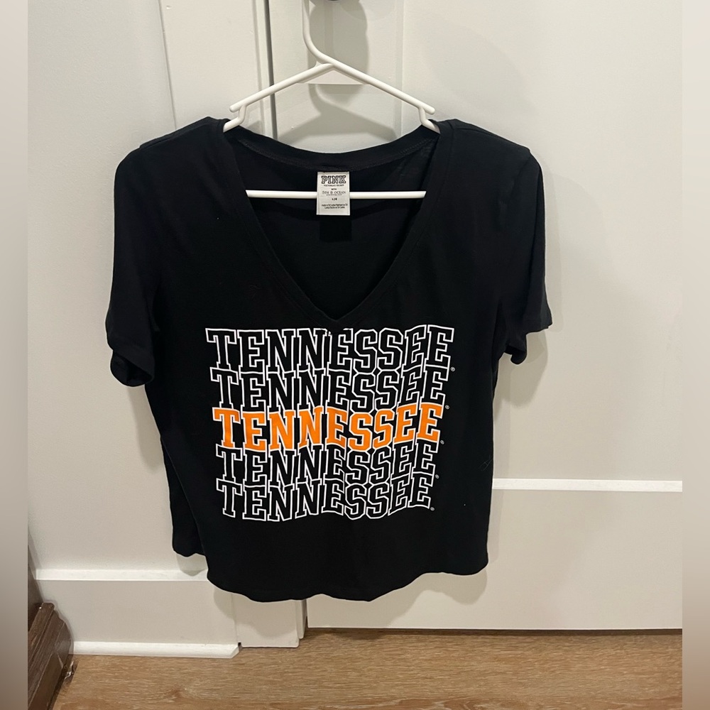 PINK Victoria's Secret Black Tennessee Tee